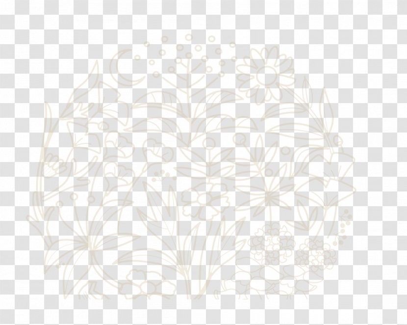 White Drawing Pattern - Area - Line Patterns Transparent PNG
