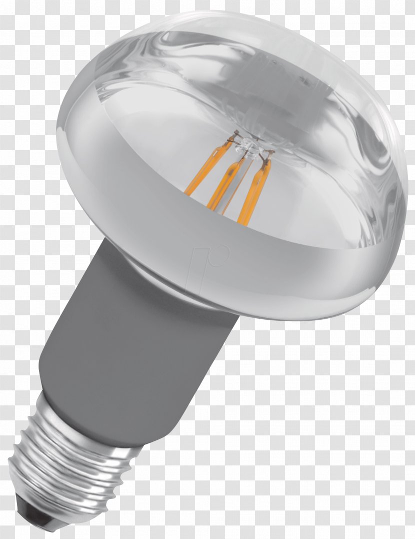 LED Lamp Edison Screw Osram Light-emitting Diode - Light Bulb Transparent PNG
