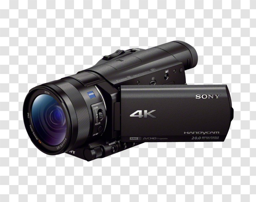 Video Cameras 4K Resolution Sony Camcorders - Ultrahighdefinition Television - Camera Transparent PNG