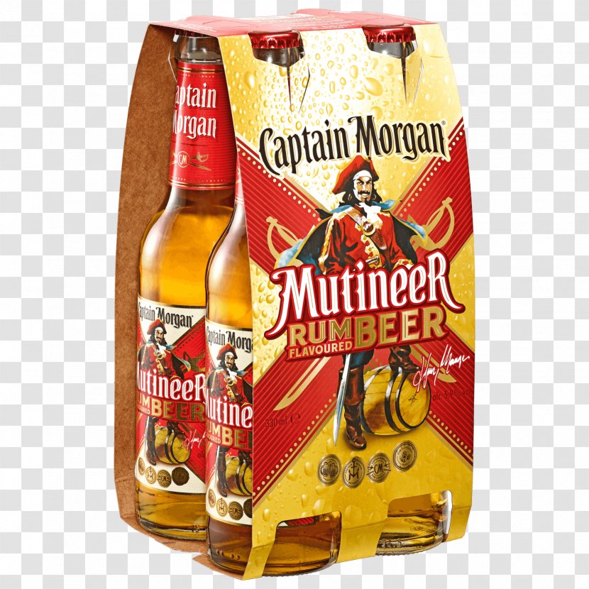 Liqueur Captain Morgan Mutineer Beer Bottle Lager - Snack Transparent PNG