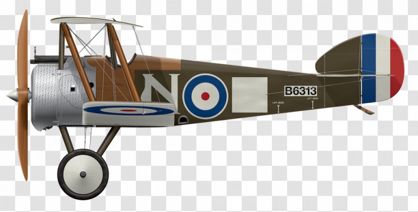 Sopwith Camel Royal Aircraft Factory S.E.5 Aviation In World War I Pup Triplane - Fighter - Museum Transparent PNG