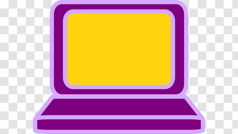 Clip Art Computer Monitors Image Desk - Rectangle - Purple Pc Transparent PNG