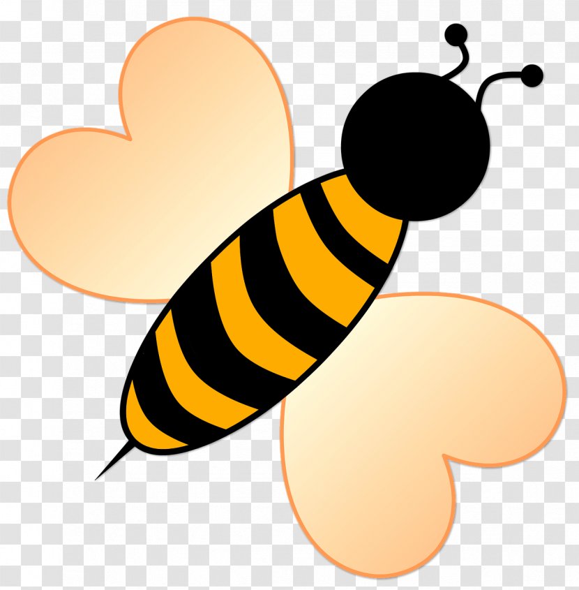 Honey Bee Winnie The Pooh Insect Clip Art - Yellow Transparent PNG