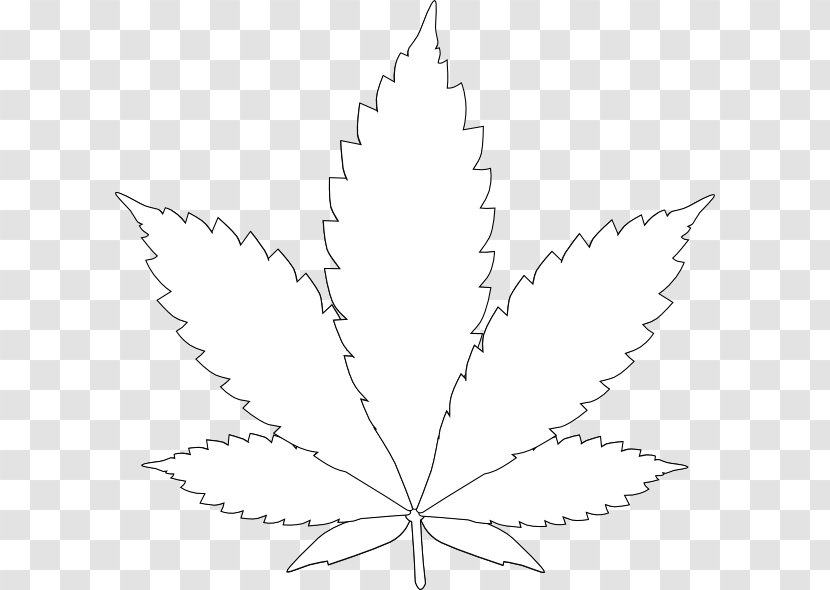 Leaf Cannabis Clip Art - Area Transparent PNG