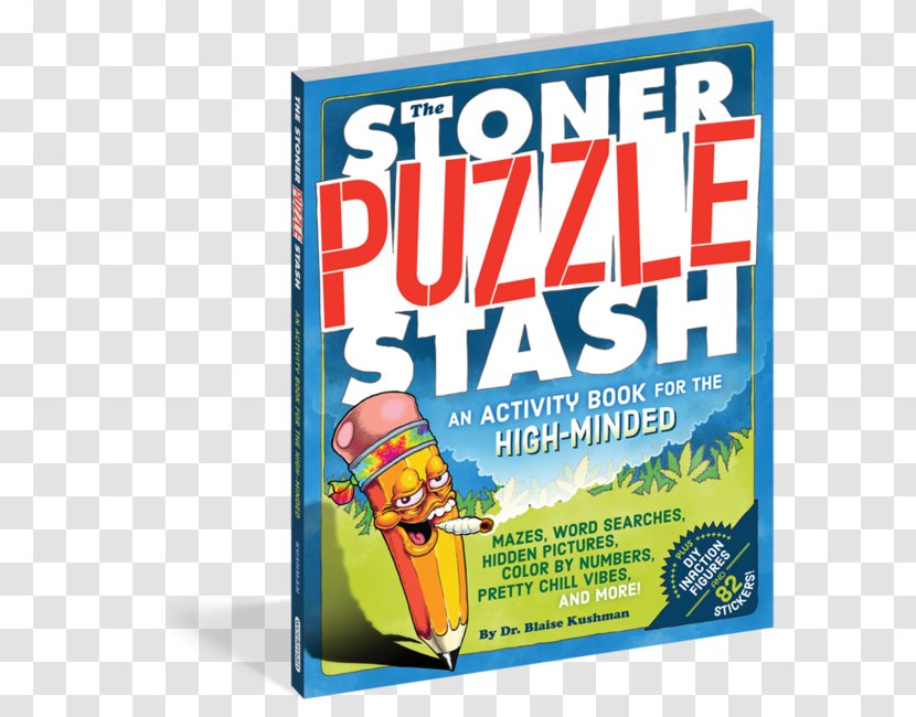 The Stoner Puzzle Stash: A Coloring And Activity Book For High-Minded Cannabis Film - Word Search Transparent PNG