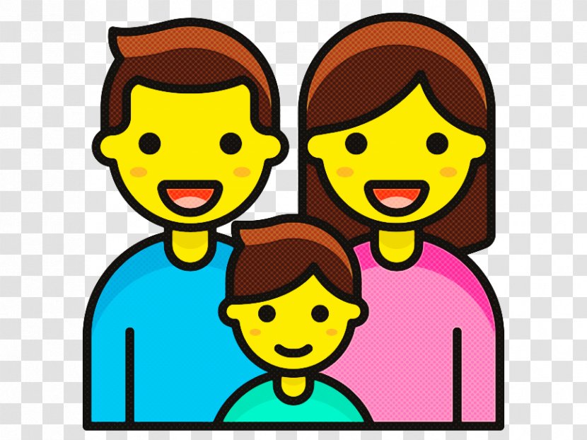 Happy Family Cartoon - Pile Of Poo Emoji - Style Pleased Transparent PNG