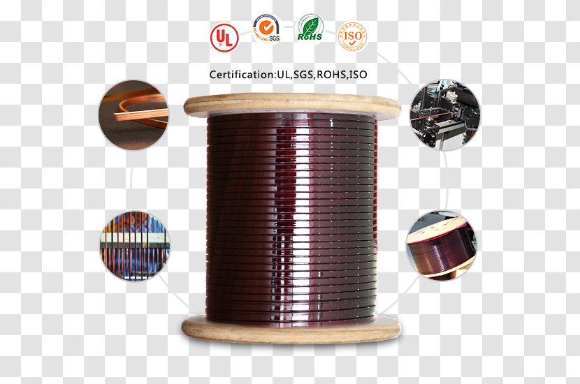 Magnet Wire Copper Conductor Electrical Cable - Solderability Transparent PNG