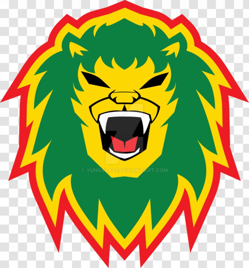 Rastafari Lion Of Judah Reggae Logo Drawing Transparent PNG