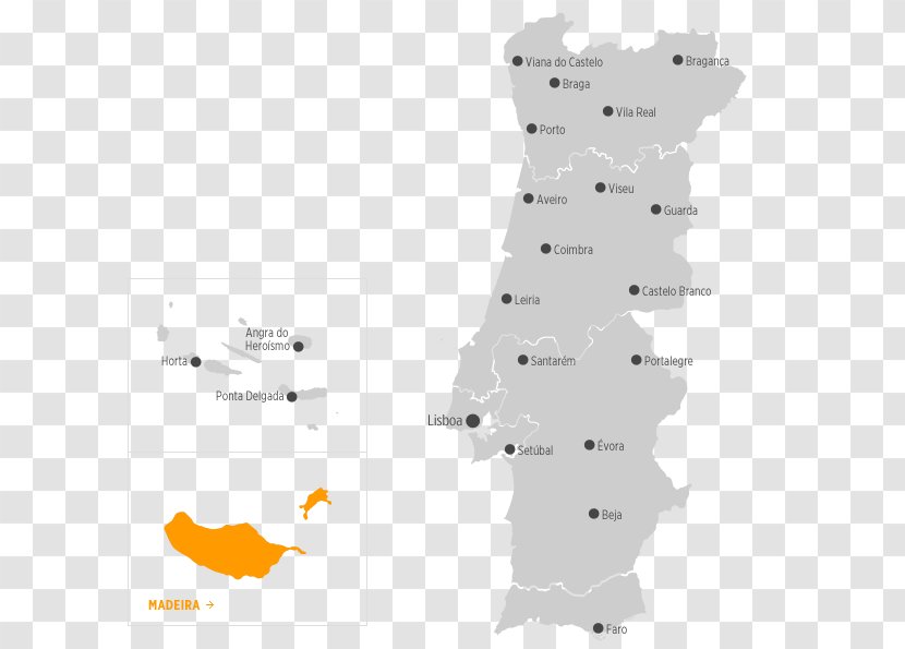 Alentejo - Vector Map - NUTSII Centro Region, Portugal Norte AlgarveMadeira Transparent PNG