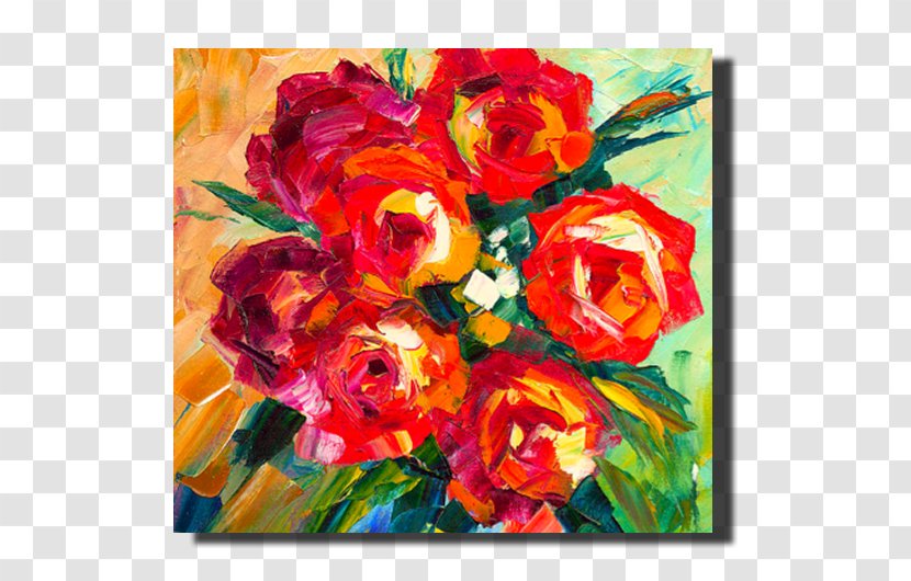 Modern Art Garden Roses Floral Design Painter - Painting - Dream Poster Transparent PNG