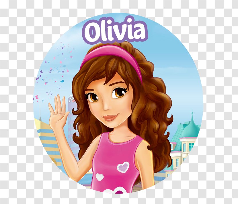 LEGO Friends: Girlz 4 Life Toy 3315 Friends Olivia's House - Brown Hair - Lego Transparent PNG