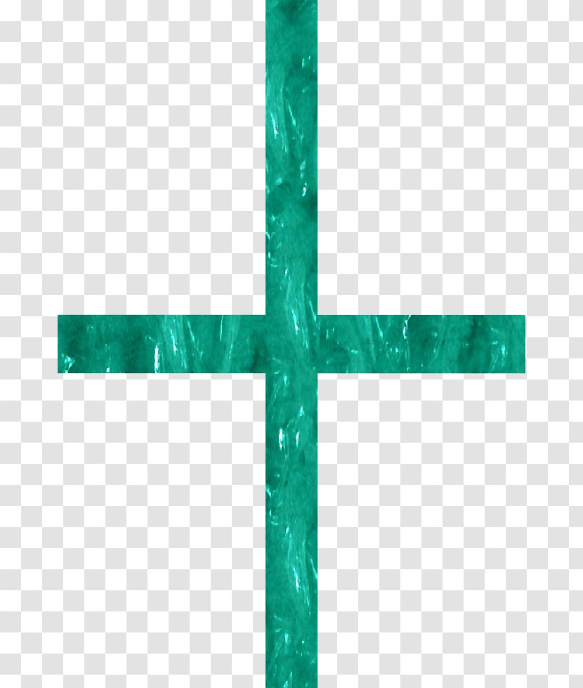 Green Turquoise - Symbol - Croix Transparent PNG