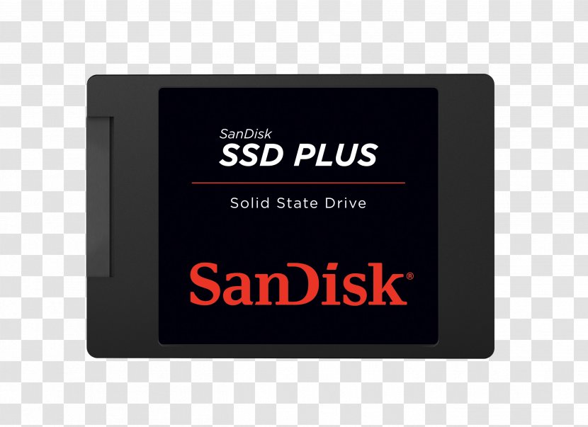 Laptop Solid-state Drive SanDisk SSD Plus Serial ATA - Sandisk Extreme Pro Ssd Transparent PNG