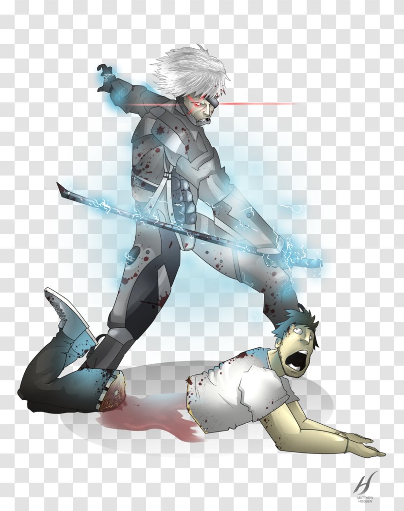 Metal Gear Rising: Revengeance Solid 4: Guns Of The Patriots Raiden Drawing - Video Game Transparent PNG