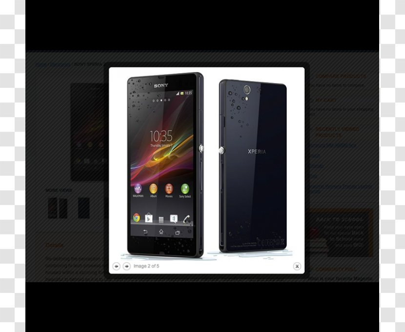 Sony Xperia Z1 Z3 Z5 S - Mobile Phone - Smartphone Transparent PNG