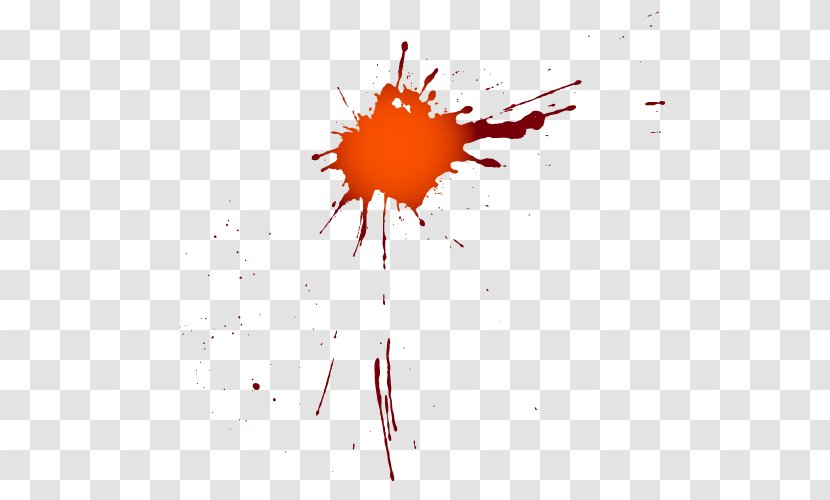 Ink Splash - Text - Blood Spatter Transparent PNG