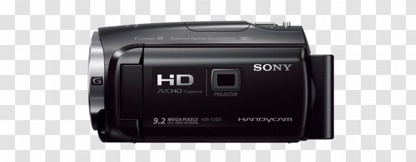 Camera Lens Video Cameras 1080p Sony Handycam HDR-PJ670 Transparent PNG