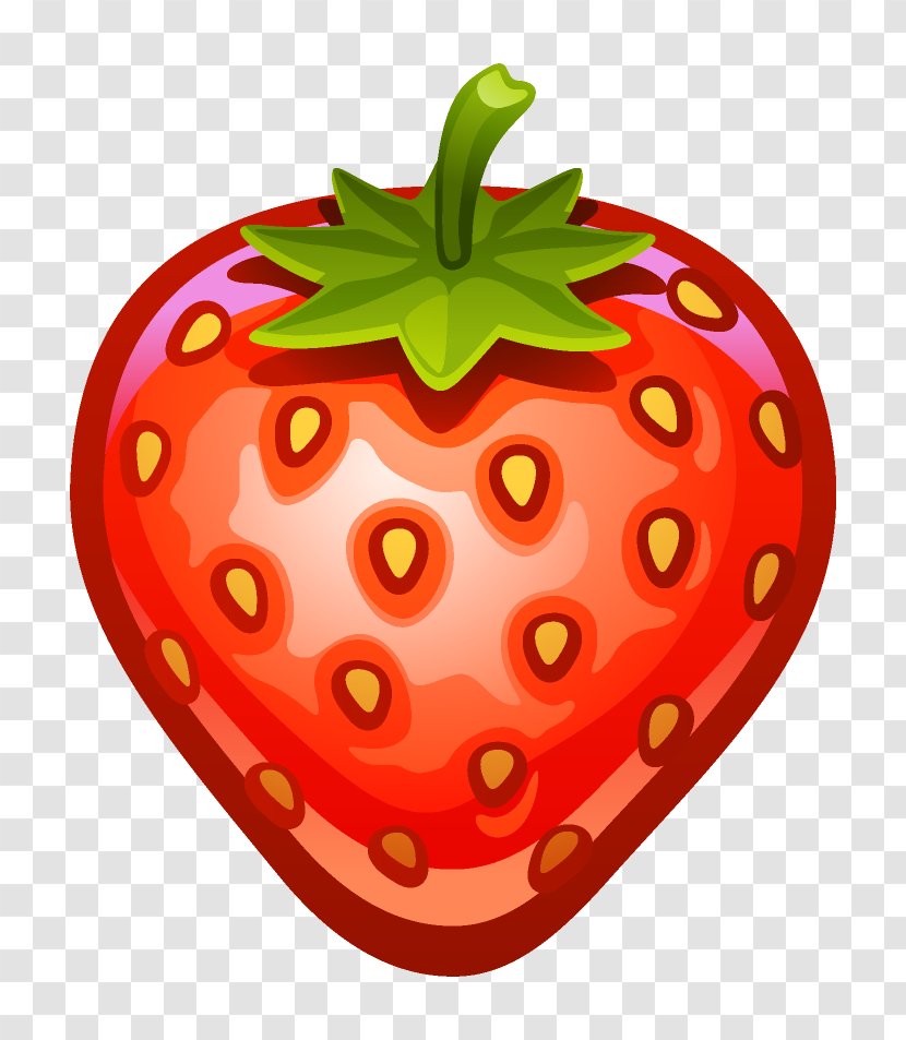Milkshake Strawberry Juice Fruit - Auglis Transparent PNG