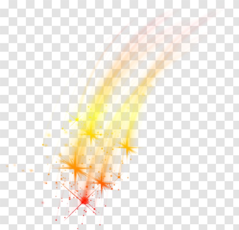Yellow Angle Pattern - Colorful Stars Transparent PNG