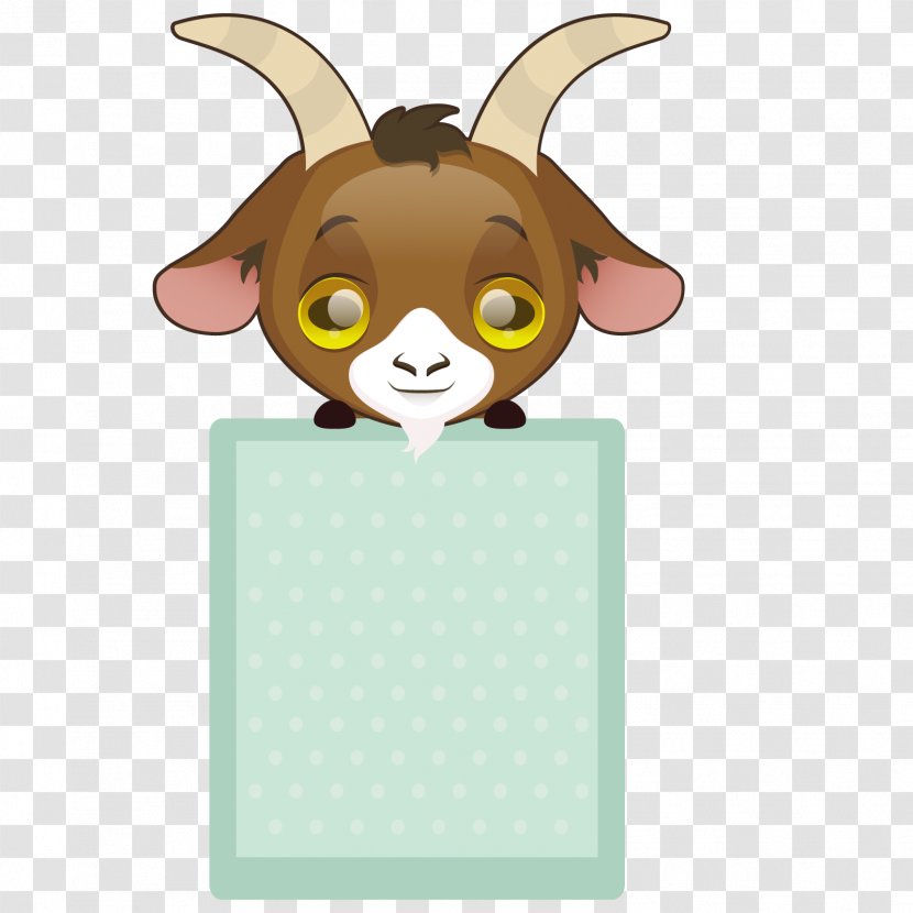 Cattle Photography Royalty-free Illustration - Rabbit - Vector Old Goat Transparent PNG