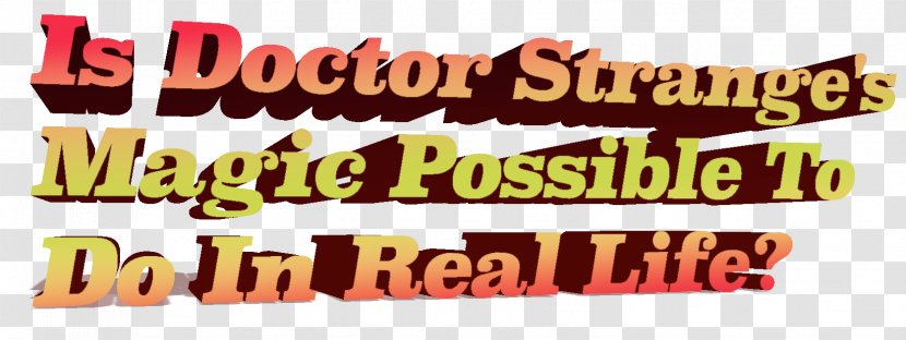 Logo Font Brand Product Orange S.A. - Text - Doctor Strange The Sorcerer Supreme Transparent PNG