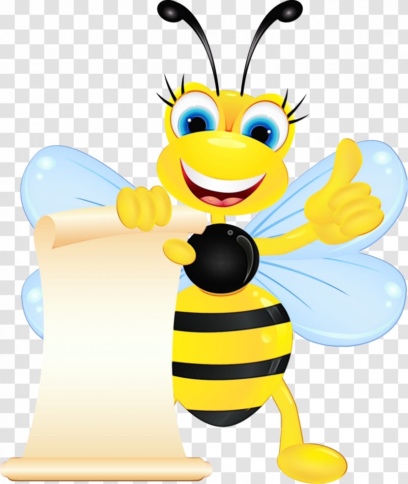 Bumblebee - Paint - Pollinator Transparent PNG