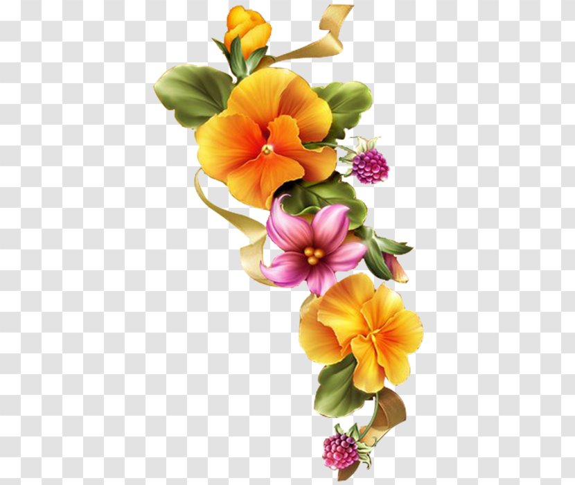 Cut Flowers Floral Design Embroidery Designs Clip Art - Pansy - Flower Transparent PNG