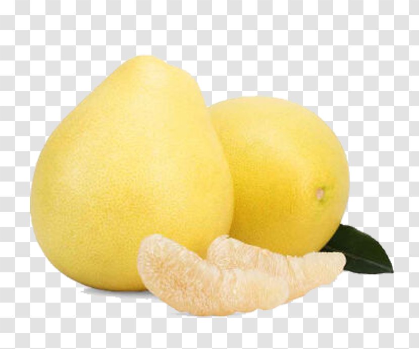 Sweet Lemon Pomelo Citrus Junos Grapefruit - Fruit Transparent PNG