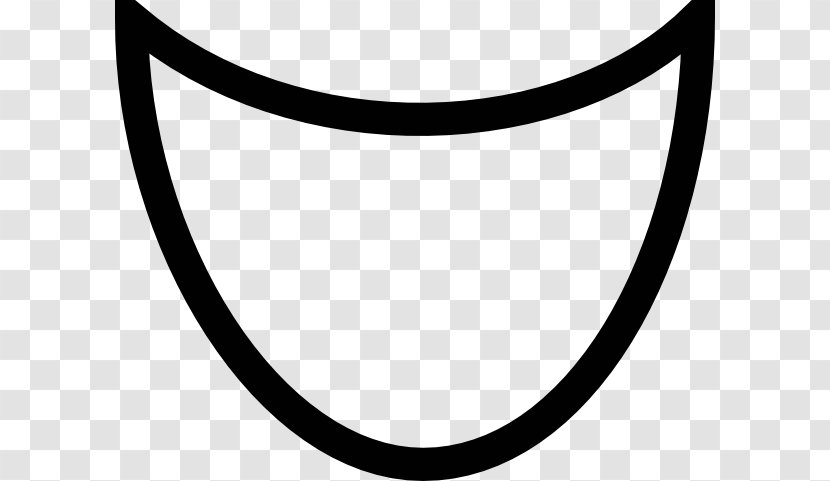 Black And White Pattern - Smiling Mouth Cliparts Transparent PNG