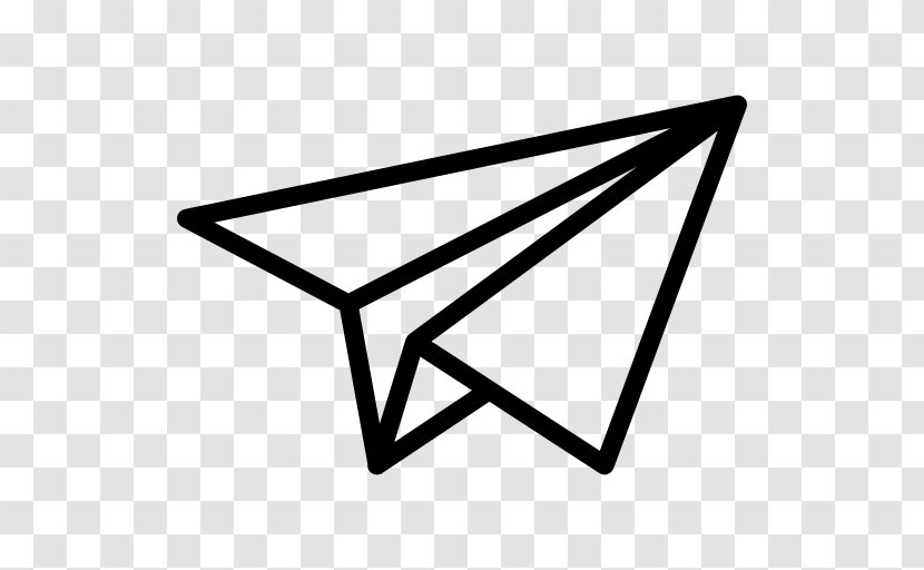 Paper Plane Airplane - Rectangle Transparent PNG