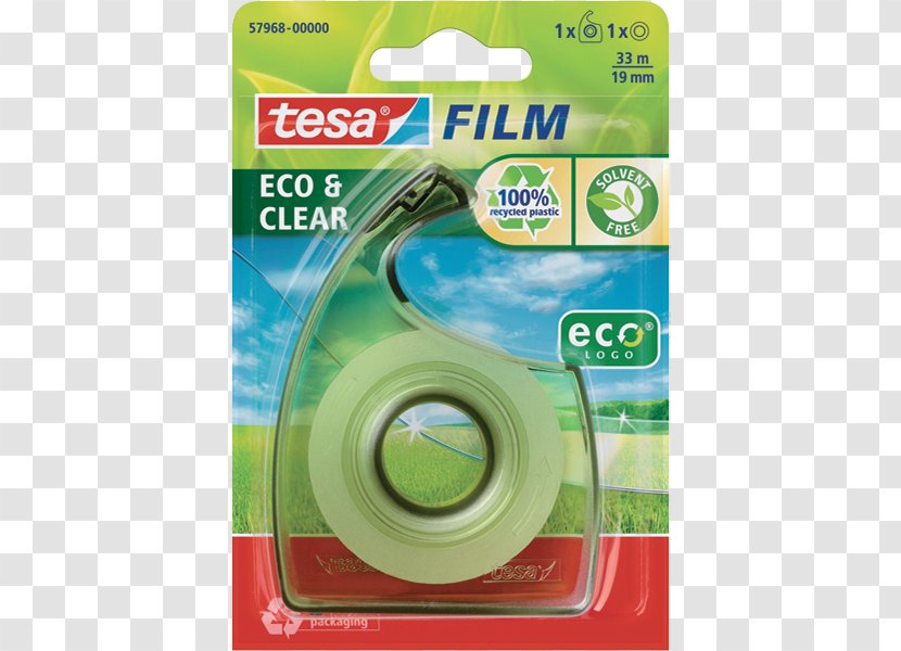 Adhesive Tape Post-it Note TESA SE Dispenser - Tesafilm Ecoclear - Recycle Transparent PNG