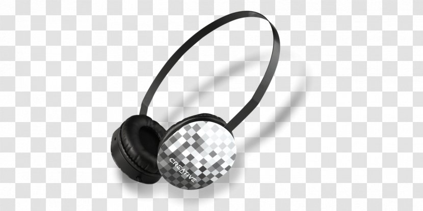 Creative HQ-1450 - Audio Equipment - HeadphonesOn-earBlack Headset SilverCreative Material Transparent PNG