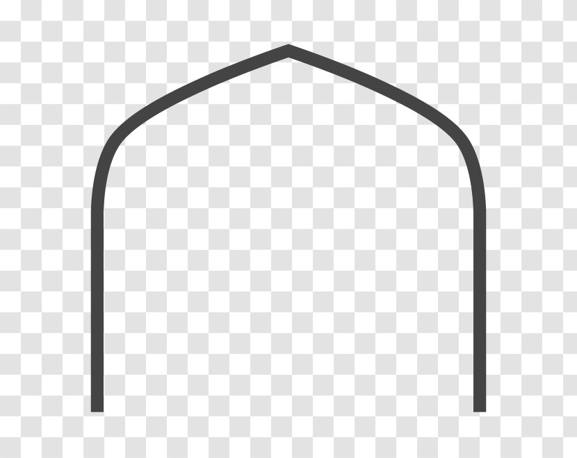 Gothic Architecture Window Door Four-centred Arch - Arched Transparent PNG