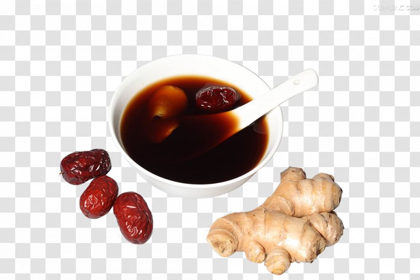 Ginger Tea Brown Sugar - Food - Closeup Of Sugar, Transparent PNG