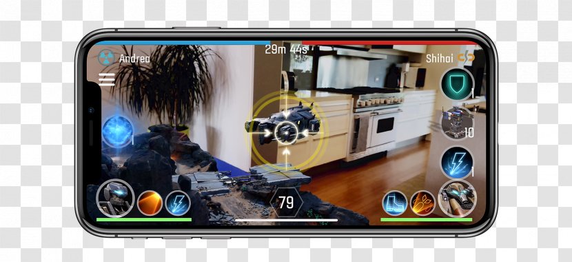 Augmented Reality Apple A11 Face ID - Smartphone Transparent PNG