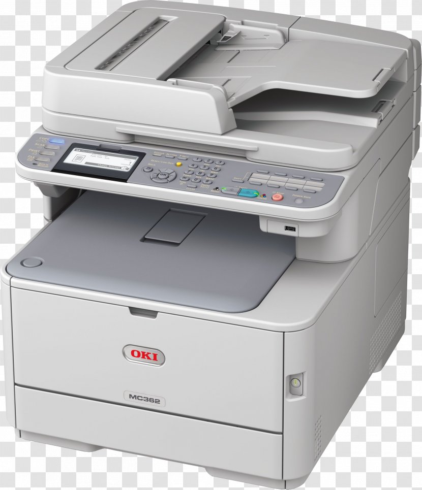 Multi-function Printer Oki Electric Industry Laser Printing Data Corporation - Inkjet Transparent PNG