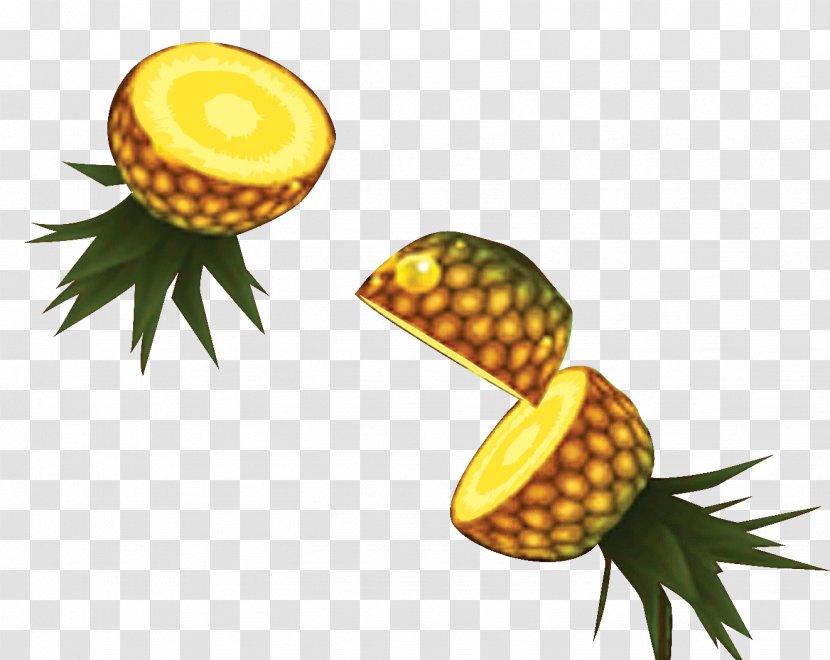 Mini Metro Pineapple Juice Cut Fruit Game Block - Commodity - Decoration Transparent PNG