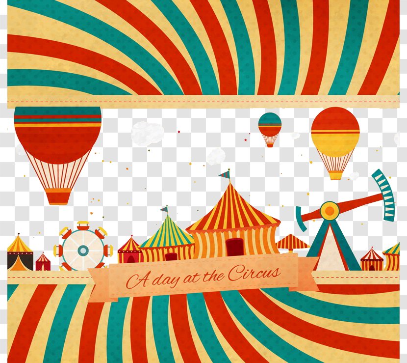 Circus Clown Illustration - Retro Amusement Park Transparent PNG