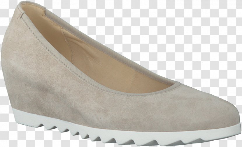 High-heeled Shoe Wedge Sandal Footwear - Beige Transparent PNG