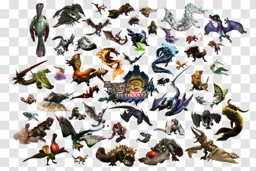 Monster Hunter Tri 4 Ultimate 3 - Fauna Transparent PNG