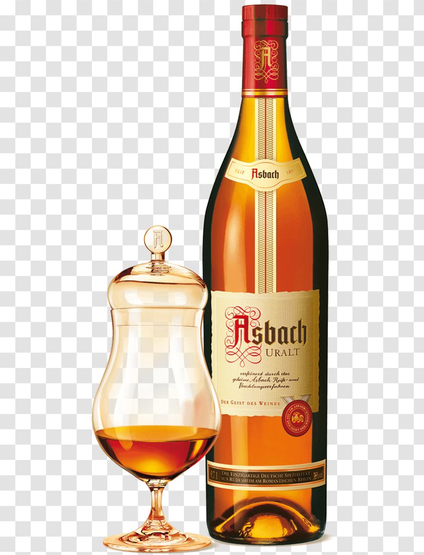 Brandy Asbach Uralt Liquor Wine Distillation - Liqueur Transparent PNG