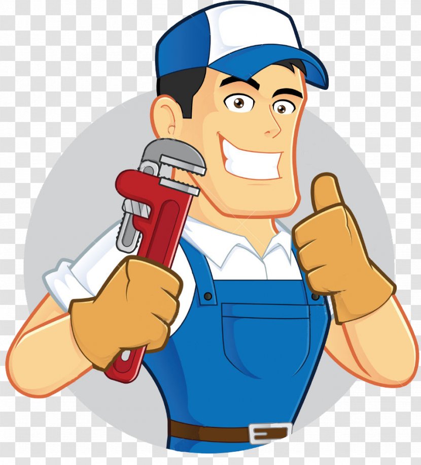 Plumber Plumbing Pipe Wrench Clip Art - Human Behavior - Holding A Transparent PNG