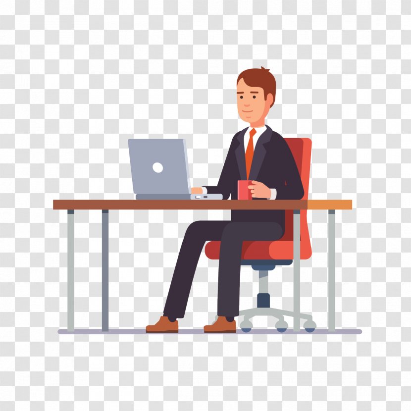 Vector Graphics Clip Art Laptop Illustration Creative Market - Sitting Transparent PNG