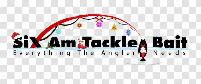 Six AM Tackle & Bait Fishing Logo Baits Lures - Text - Design Transparent PNG