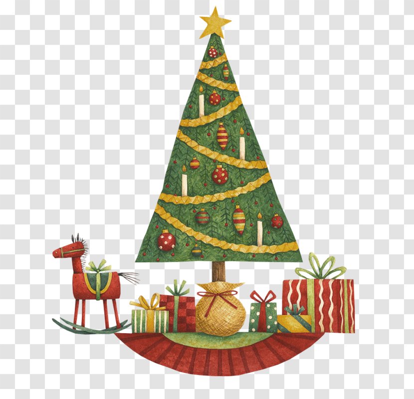 Christmas Tree Santa Claus Ornament Day Transparent PNG