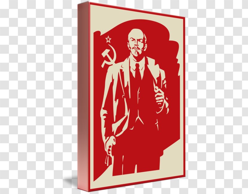 Poster Imagekind Art Canvas - Vladimir Lenin Transparent PNG