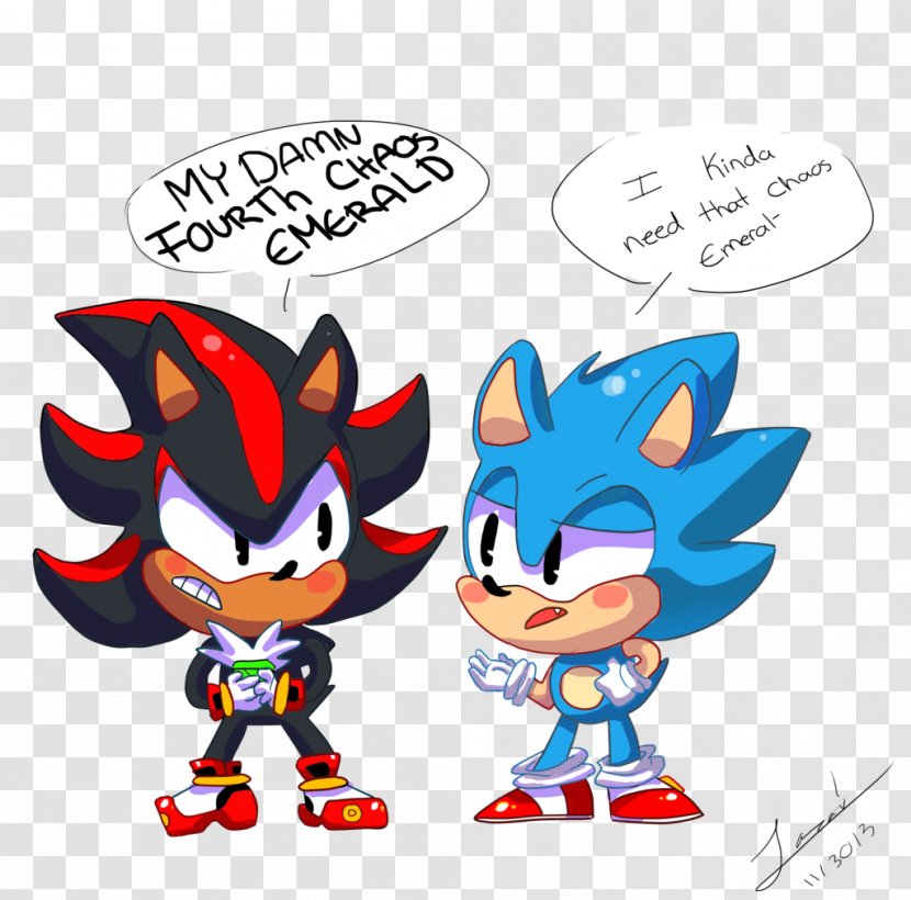 Sonic Chaos Shadow The Hedgehog Emeralds Forces Knuckles Echidna - Emerald Transparent PNG