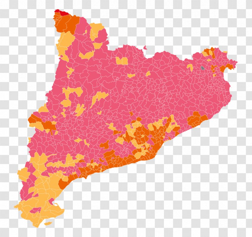 Declaration Of Independence Catalonia Catalan Referendum, 2017 Regional Election, Movement - Referendum - Map Transparent PNG