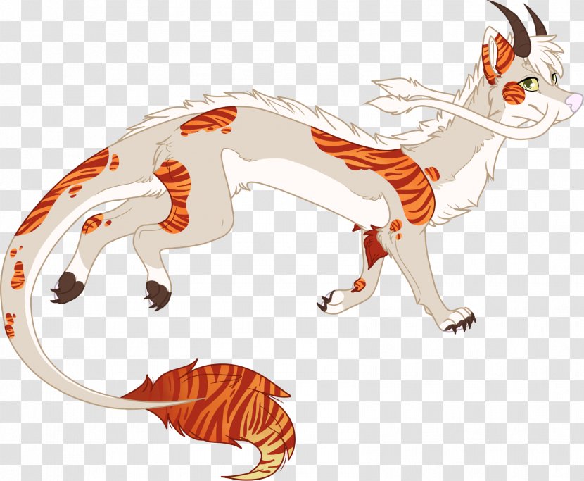 Cat Mammal Tail Clip Art - Dragon Transparent PNG