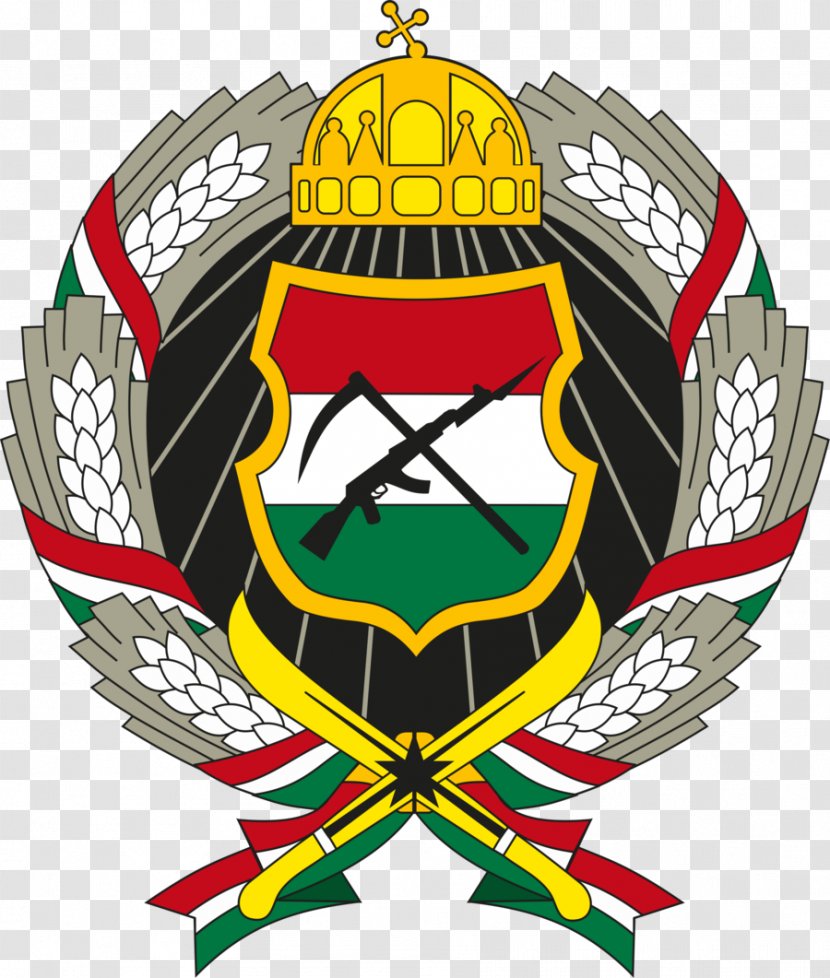 Coat Of Arms Hungary Hungarian People's Republic Kingdom - Crest - European Crown Transparent PNG